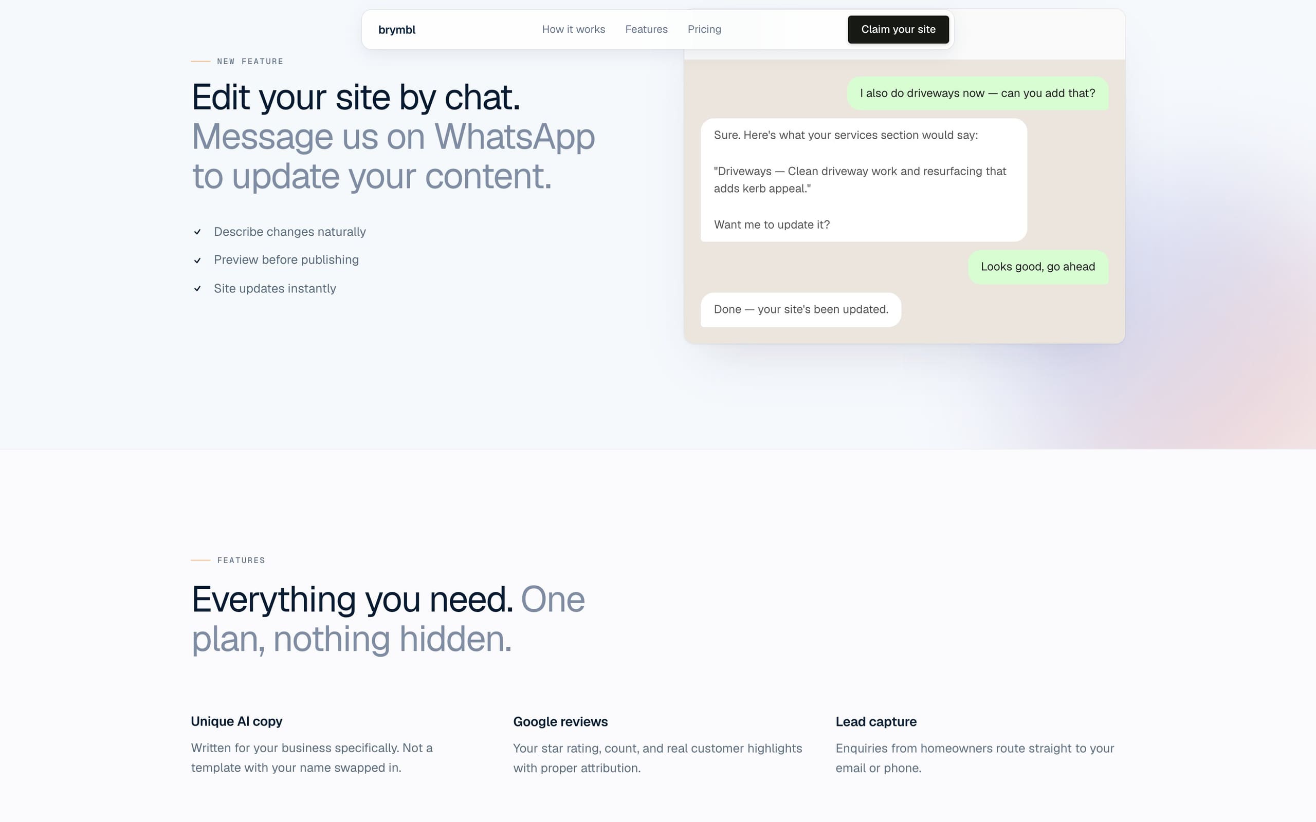 WhatsApp editor