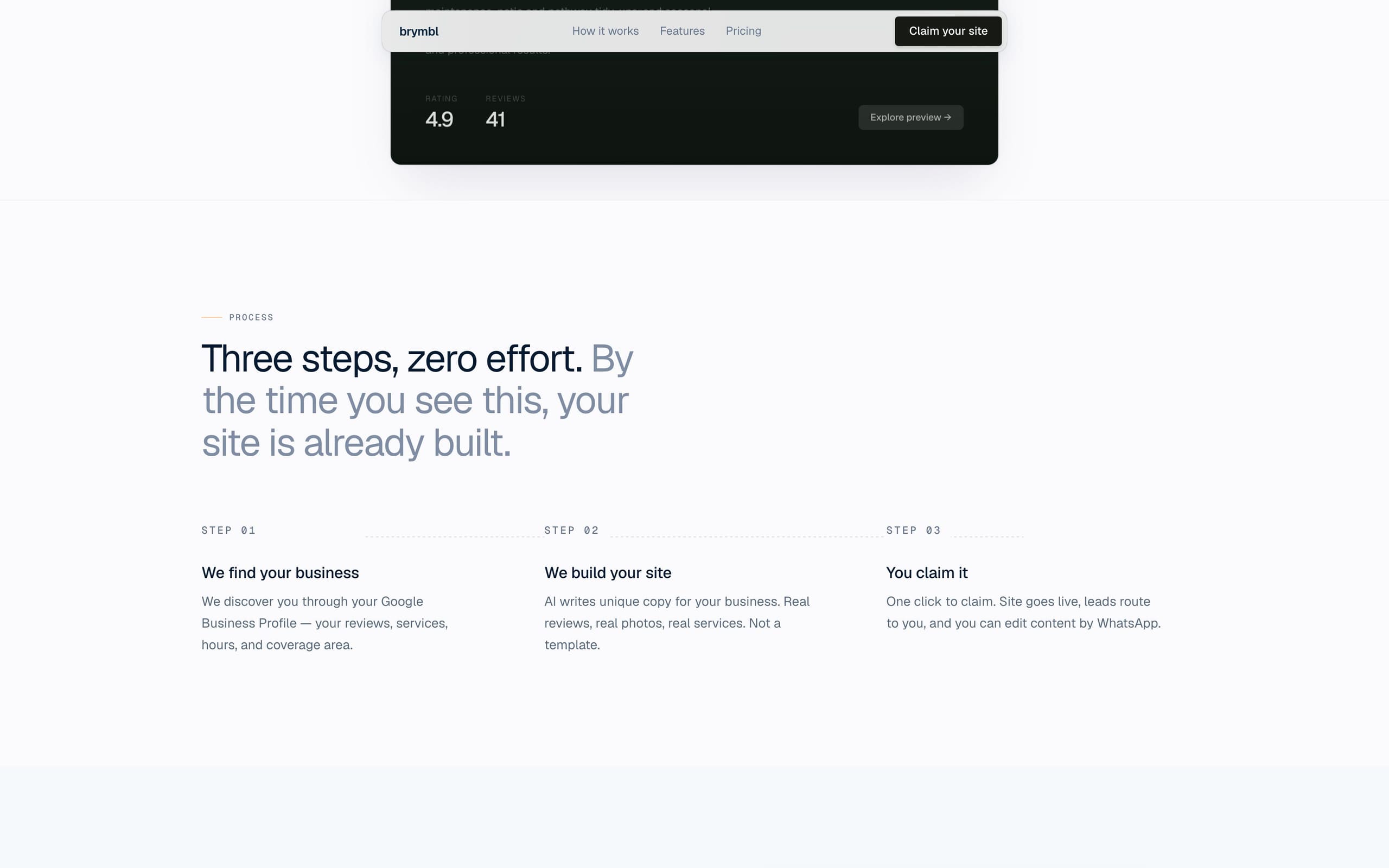 Owner dashboard