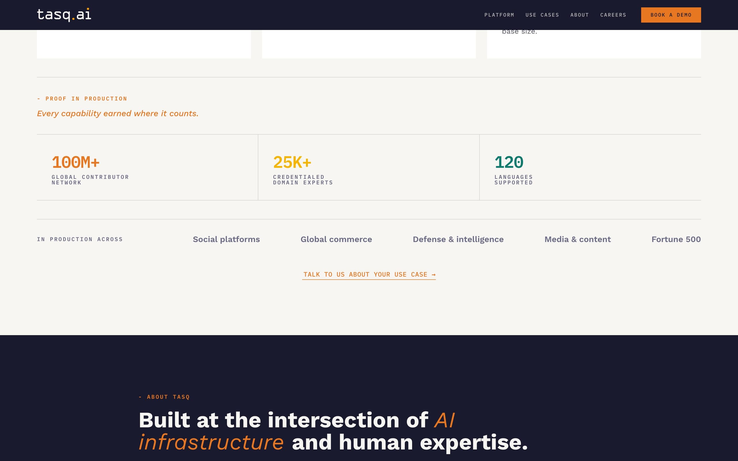 Homepage hero
