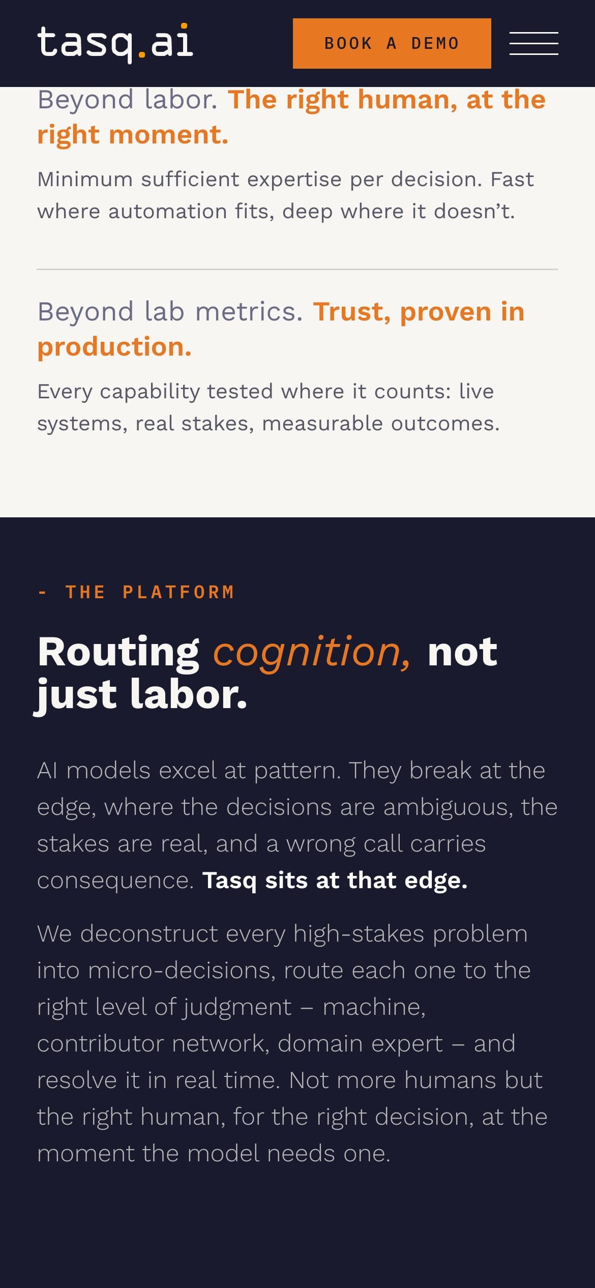 Capability section