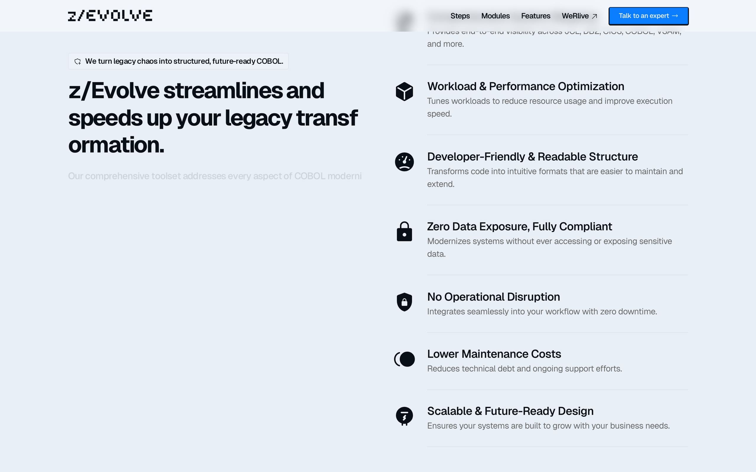 Homepage hero